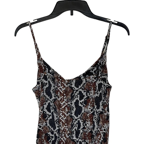 Veronica M Bias Tank Jumpsuit In Mikael Snake Reptile Print Women Size XS NWT‎ - Picture 7 of 8
